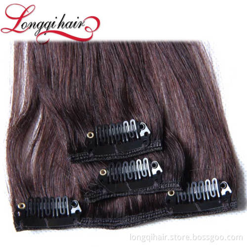 Fashionable India Clip-In Hair Extension;Wholesale Price Hair Extension